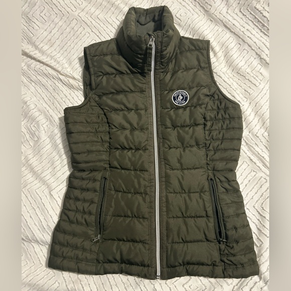 Abercrombie & Fitch Jackets & Blazers - Abercrombie & Fitch Dark Green Quilted Vest